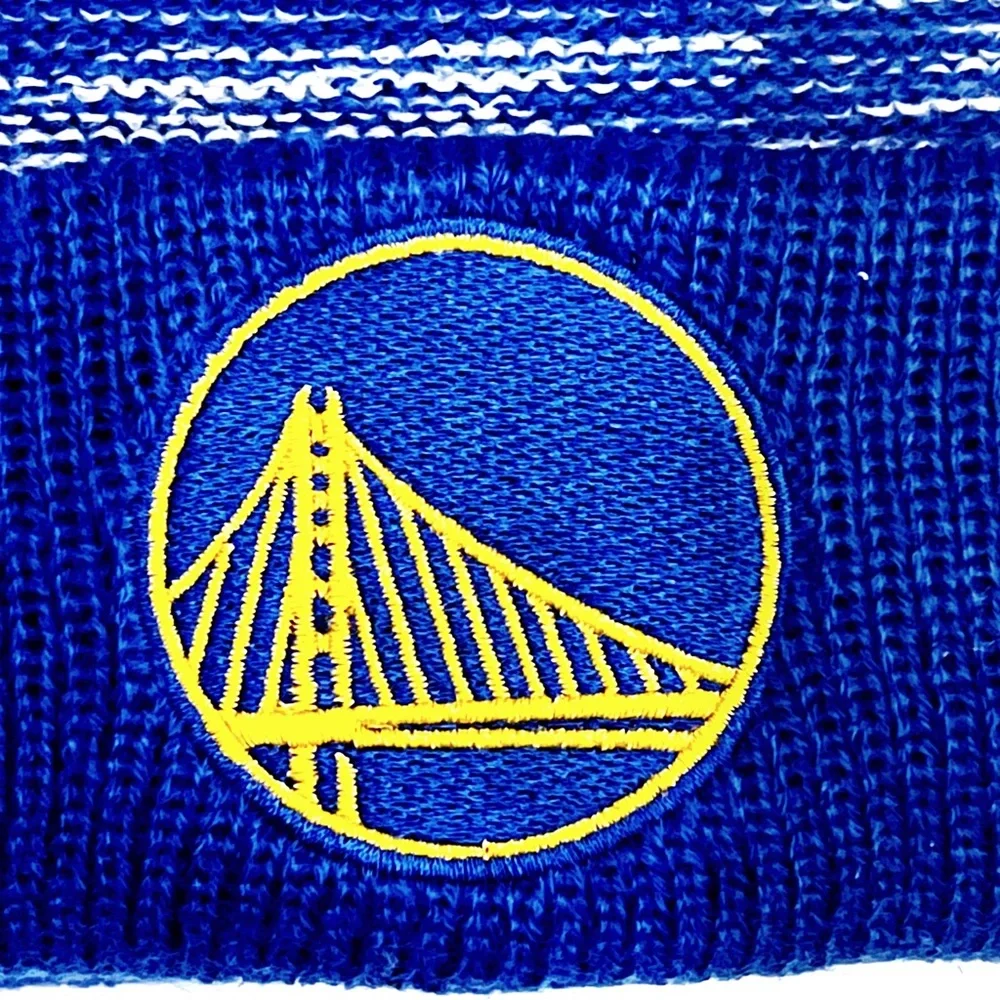 Golden State Warriors Knit Winter Hat Beanie NBA Basketball Mens Womens Fan Gift